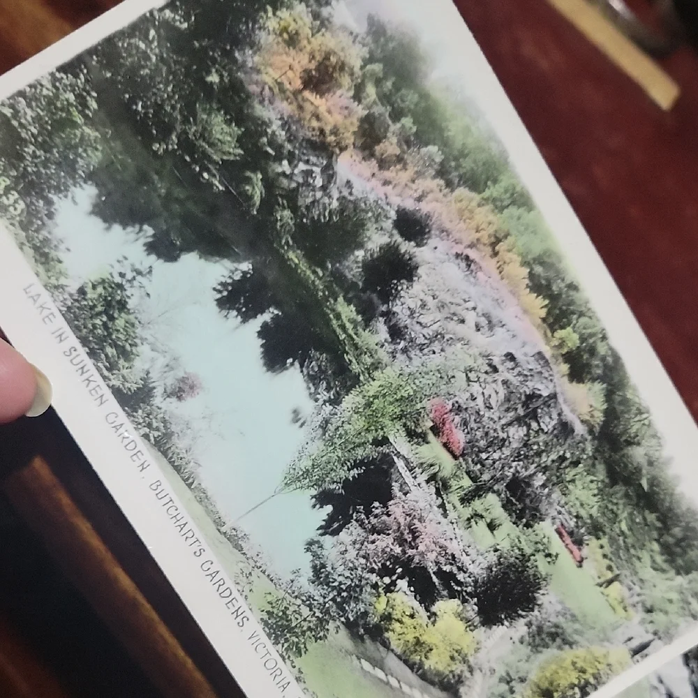 Vintage Postcard Set - Butchart Gardens, Victoria, BC - Picture 4 of 5